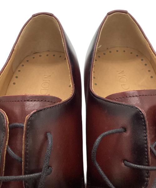 Modello madras（モデロマドラス）Modello madras (モデロマドラス) プレーントゥシューズ ブラウン サイズ:26.5cmの古着・服飾アイテム