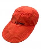 L.L.Beanエルエルビーン）の古着「ナイロン ロングビル 5パネル キャップ」｜レッド