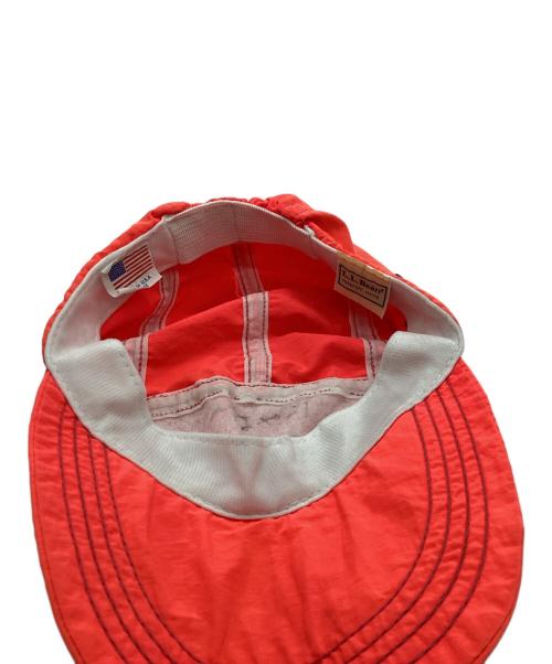 L.L.Bean（エルエルビーン）L.L.Bean (エルエルビーン) ナイロン ロングビル 5パネル キャップ レッドの古着・服飾アイテム