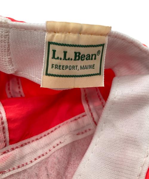 L.L.Bean（エルエルビーン）L.L.Bean (エルエルビーン) ナイロン ロングビル 5パネル キャップ レッドの古着・服飾アイテム