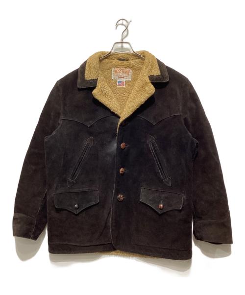 Schott（ショット）Schott (ショット) WESTERN ボアランチジャケット ブラウン サイズ:42の古着・服飾アイテム