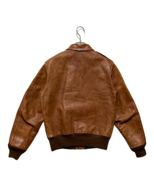 BUZZ RICKSON'S（バズリクソンズ）Buzz Rickson's (バズリクソンズ) J.A Dubow 実名復刻 A-2 フライトジャケット ブラウン サイズ:36の古着・服飾アイテム
