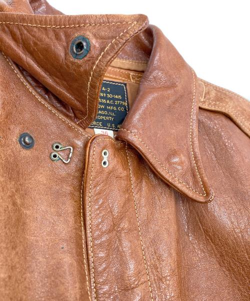 BUZZ RICKSON'S（バズリクソンズ）Buzz Rickson's (バズリクソンズ) J.A Dubow 実名復刻 A-2 フライトジャケット ブラウン サイズ:36の古着・服飾アイテム