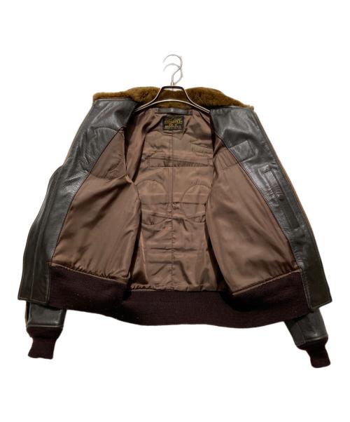 BUZZ RICKSON'S（バズリクソンズ）Buzz Rickson's (バズリクソンズ) G-1 パッチド フライトジャケット ブラック サイズ:36の古着・服飾アイテム
