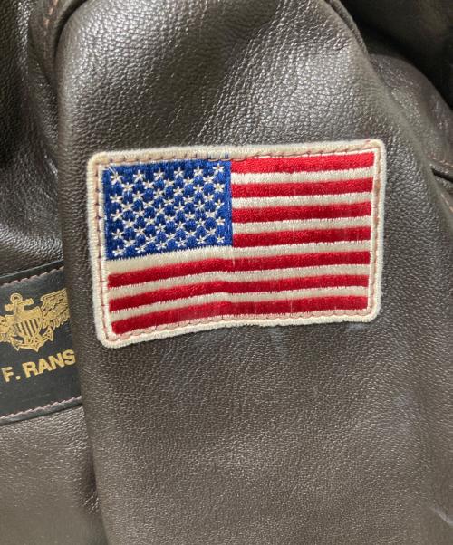 BUZZ RICKSON'S（バズリクソンズ）Buzz Rickson's (バズリクソンズ) G-1 パッチド フライトジャケット ブラック サイズ:36の古着・服飾アイテム