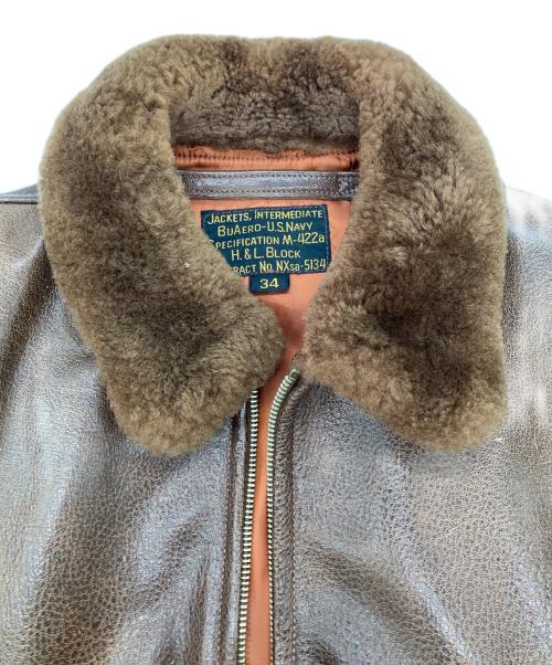 BUZZ RICKSON'S（バズリクソンズ）Buzz Rickson's (バズリクソンズ) M-422A フライトジャケット ブラウン サイズ:34の古着・服飾アイテム