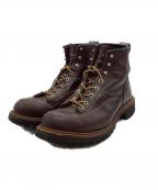 RED WINGレッドウィング）の古着「LINEMAN BOOTS」｜ブラウン