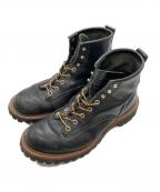 RED WINGレッドウィング）の古着「LINEMAN BOOTS」｜ブラック