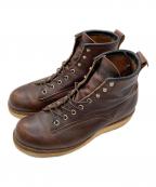 RED WINGレッドウィング）の古着「LINEMAN BOOTS」｜ブラウン