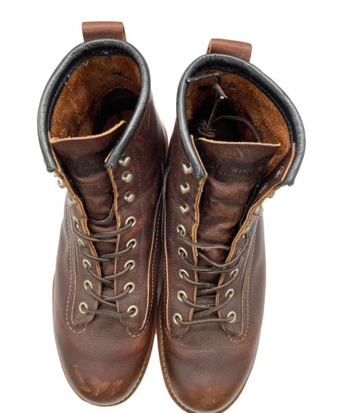 RED WING（レッドウィング）RED WING (レッドウィング) LINEMAN BOOTS ブラウン サイズ:7 1/2の古着・服飾アイテム