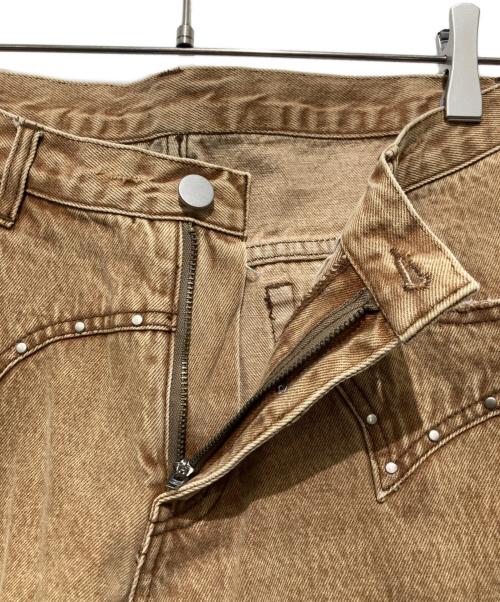 Knuth Marf（クヌースマーフ）Knuth Marf (クヌースマーフ) bell bottom denim pants ブラウン サイズ:M 未使用品の古着・服飾アイテム