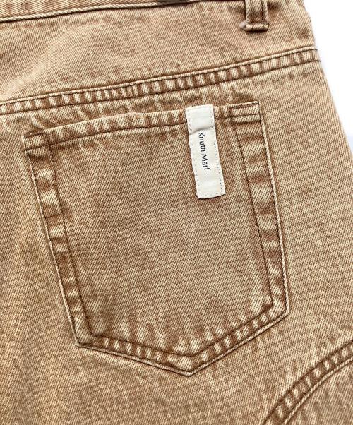 Knuth Marf（クヌースマーフ）Knuth Marf (クヌースマーフ) bell bottom denim pants ブラウン サイズ:M 未使用品の古着・服飾アイテム
