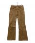 Knuth Marf（クヌースマーフ）の古着「bell bottom denim pants」｜ブラウン