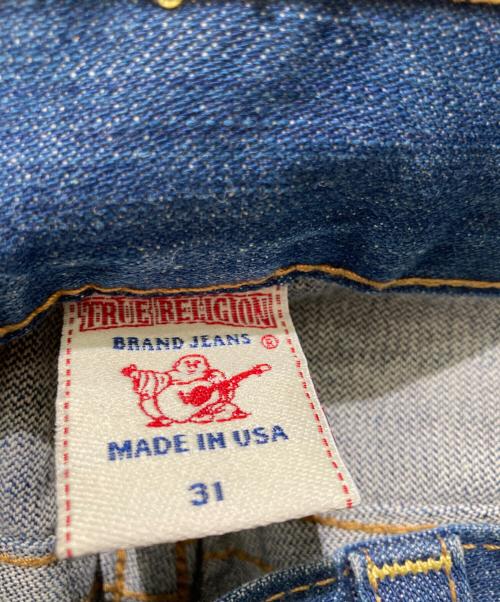 TRUE RELIGION（トゥルー レリジョン）TRUE RELIGION (トゥルー レリジョン) スタッズデニムパンツ インディゴ サイズ:W34の古着・服飾アイテム