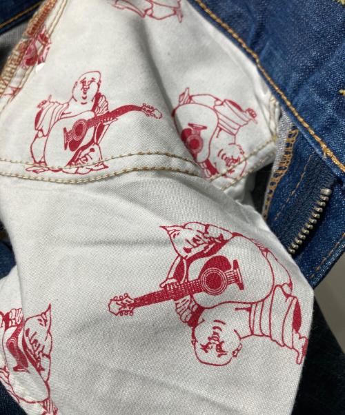 TRUE RELIGION（トゥルー レリジョン）TRUE RELIGION (トゥルー レリジョン) スタッズデニムパンツ インディゴ サイズ:W34の古着・服飾アイテム