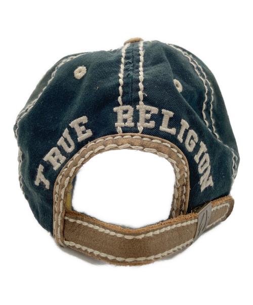TRUE RELIGION（トゥルー レリジョン）TRUE RELIGION (トゥルー レリジョン) キャップ / ダメージデザインキャップ ブラックの古着・服飾アイテム
