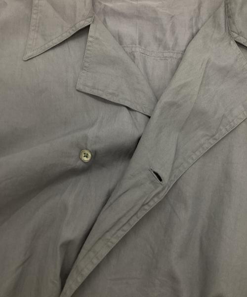 AURALEE（オーラリー）AURALEE (オーラリー) WASHED FINX TWILL P／O SHIRTS グレー サイズ:５の古着・服飾アイテム