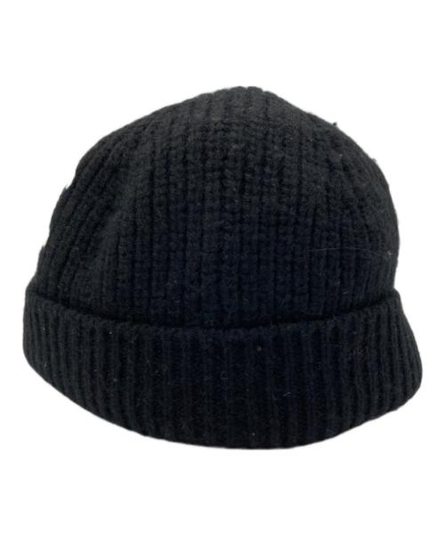 CELINE（セリーヌ）CELINE (セリーヌ) シームレス カシミア トリオンフ ニット帽 ブラックの古着・服飾アイテム