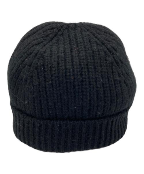 CELINE（セリーヌ）CELINE (セリーヌ) シームレス カシミア トリオンフ ニット帽 ブラックの古着・服飾アイテム