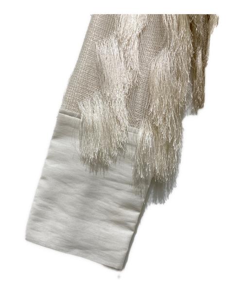 Ameri（アメリ）Ameri (アメリ) FULL FRINGE OVER TOP アイボリー サイズ:FREEの古着・服飾アイテム