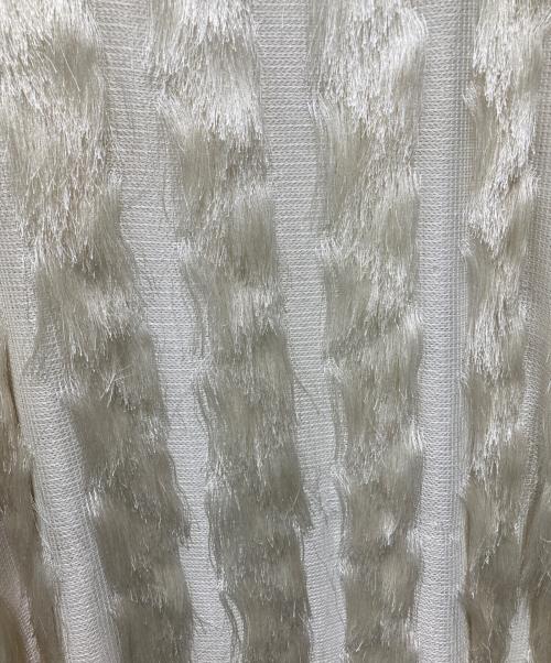 Ameri（アメリ）Ameri (アメリ) FULL FRINGE OVER TOP アイボリー サイズ:FREEの古着・服飾アイテム