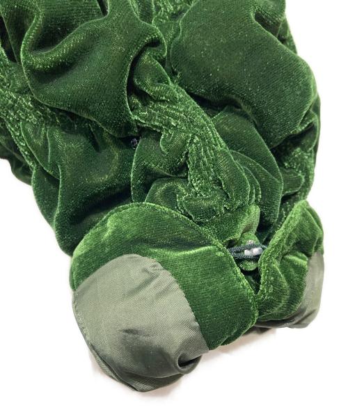 Ameri（アメリ）Ameri (アメリ) ベロア キルティングコート グリーン サイズ:Mの古着・服飾アイテム