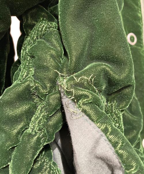 Ameri（アメリ）Ameri (アメリ) ベロア キルティングコート グリーン サイズ:Mの古着・服飾アイテム