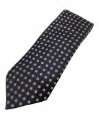 LOUIS VUITTONルイ ヴィトン）の古着「ドットネクタイ / モノグラム ネクタイ / シルク ネクタイ」｜グレー