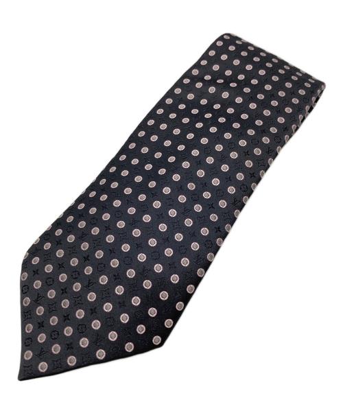 LOUIS VUITTON（ルイ ヴィトン）LOUIS VUITTON (ルイ ヴィトン) ドットネクタイ / モノグラム ネクタイ / シルク ネクタイ グレー サイズ:実寸サイズをご参照ください。の古着・服飾アイテム