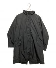 Aquascutum（アクアスキュータム）の古着「ダウンライナー付コート」｜ブラック