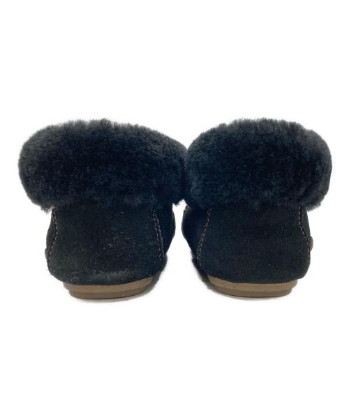 emu（エミュー）emu (エミュー) MOONAH CHESTNUT / モカシンシューズ ブラック サイズ:W7の古着・服飾アイテム