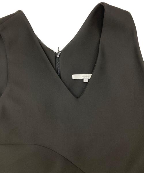 UN3D.（アンスリード）UN3D. (アンスリード) ノースリーブワンピース ブラック サイズ:36の古着・服飾アイテム