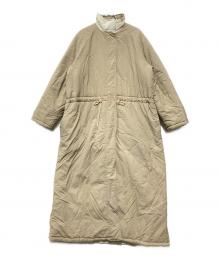 6(ROKU) BEAUTY&YOUTH（ロク ビューティーアンドユース）の古着「NYLON PADDING COAT」｜ホワイト×ベージュ
