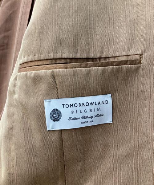 TOMORROW LAND（トゥモローランド）TOMORROW LAND (トゥモローランド) PILGRIM (ピルグリム) セットアップジャケット ブラウン サイズ:50の古着・服飾アイテム