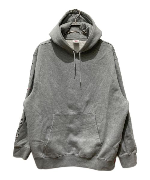 SUPREME（シュプリーム）Supreme (シュプリーム) NIKE (ナイキ) 24SS Hooded Sweatshirt グレー サイズ:Ｌの古着・服飾アイテム
