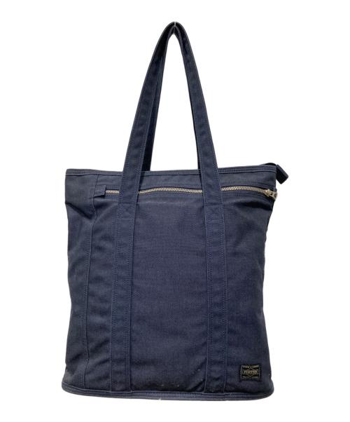 PORTER（ポーター）PORTER (ポーター) トートバッグ ネイビーの古着・服飾アイテム