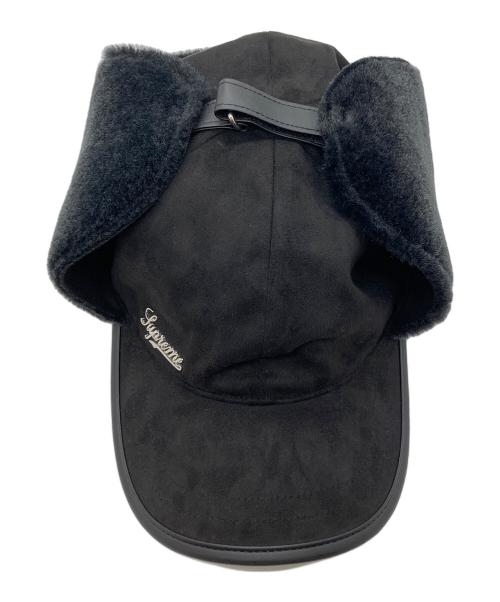 SUPREME（シュプリーム）SUPREME (シュプリーム) 22AW Shearling Earflap 6-Panel Cap / シアリングイヤーフラップ6パネルキャップ ブラックの古着・服飾アイテム