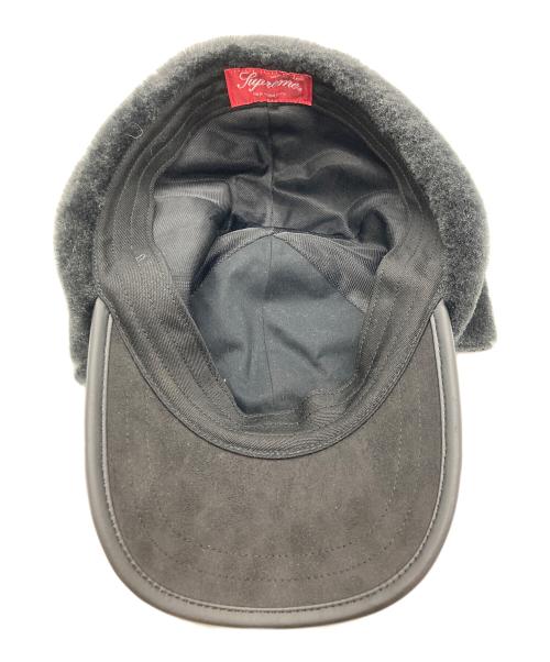 SUPREME（シュプリーム）SUPREME (シュプリーム) 22AW Shearling Earflap 6-Panel Cap / シアリングイヤーフラップ6パネルキャップ ブラックの古着・服飾アイテム