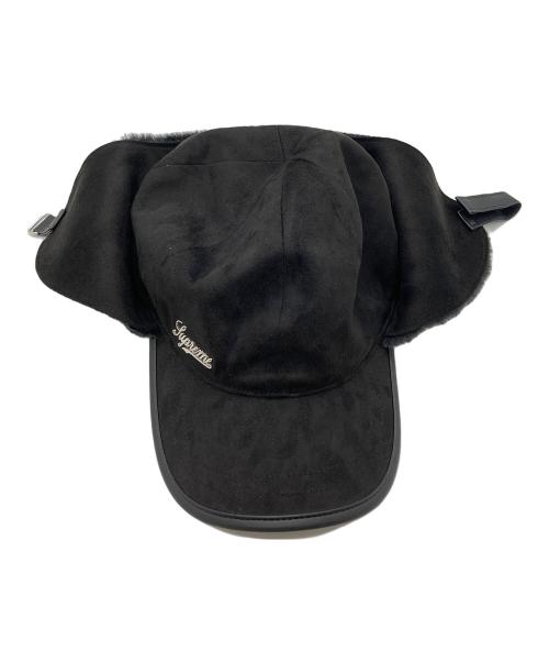 SUPREME（シュプリーム）SUPREME (シュプリーム) 22AW Shearling Earflap 6-Panel Cap / シアリングイヤーフラップ6パネルキャップ ブラックの古着・服飾アイテム
