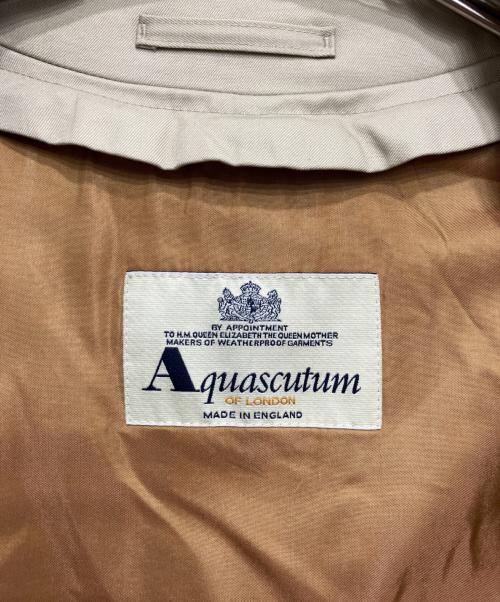 Aquascutum（アクアスキュータム）Aquascutum (アクアスキュータム) ライナー付ステンカラーコート ベージュ サイズ:不明の古着・服飾アイテム