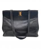 Salvatore Ferragamoサルヴァトーレ フェラガモ）の古着「ヴァラリボントートバッグ」｜ブラック