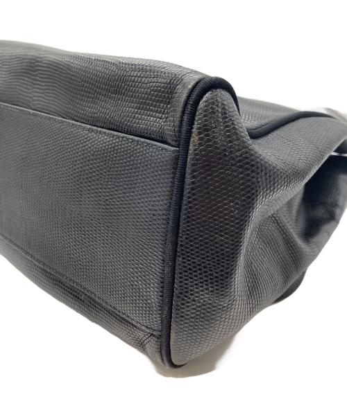 Salvatore Ferragamo（サルヴァトーレ フェラガモ）Salvatore Ferragamo (サルヴァトーレ フェラガモ) ヴァラリボントートバッグ ブラックの古着・服飾アイテム