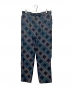 seven by sevenセブンバイセブン）の古着「ジオメトリックパンツ」｜グレー