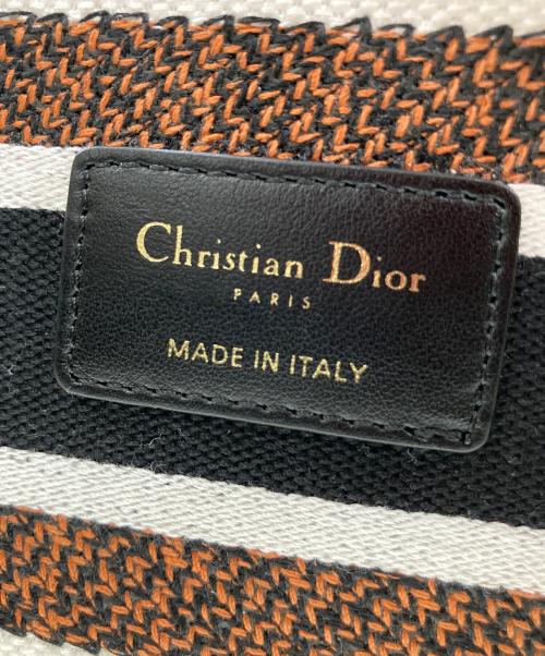 Christian Dior（クリスチャン ディオール）Christian Dior (クリスチャン ディオール) LADY D-LITE ミディアムトート /  レディ D-ライト ミディアム トート ベージュの古着・服飾アイテム