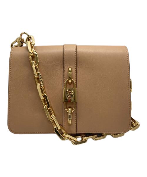 LOUIS VUITTON（ルイ ヴィトン）LOUIS VUITTON (ルイ ヴィトン) ランデブー　チェーンショルダーバッグ ベージュの古着・服飾アイテム