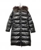 DUVETICAデュベティカ）の古着「ファー付ダウンコート」｜ブラック