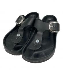 BIRKENSTOCK×UNITED ARROWS（ビルケンシュトック×ユナイテッドアローズ）の古着「GIZEH BIG BUCKLE」｜ブラック
