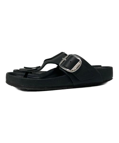BIRKENSTOCK（ビルケンシュトック）BIRKENSTOCK (ビルケンシュトック) UNITED ARROWS (ユナイテッドアローズ) GIZEH BIG BUCKLE ブラック サイズ:23.5㎝の古着・服飾アイテム