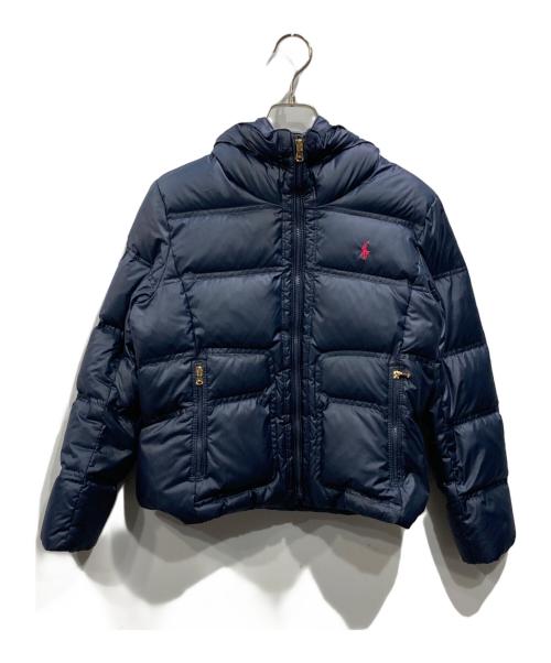 RALPH LAUREN（ラルフローレン）RALPH LAUREN (ラルフローレン) ダウンジャケット ネイビー サイズ:150　KIDS Lの古着・服飾アイテム