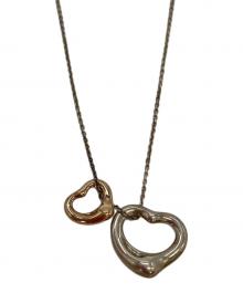 TIFFANY & Co.（ティファニー）の古着「ダブルオープンハートネックレス」